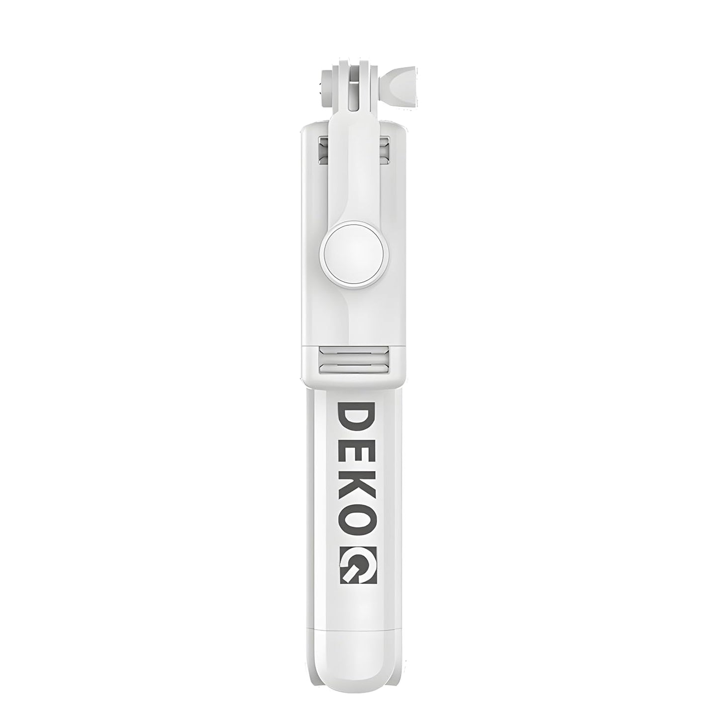 Dekoq Tripod, Extendable 3 in 1 Stainless Steel Bluetooth with Wireless Remote, for Mobile Phone/GoPro/Camera (White)