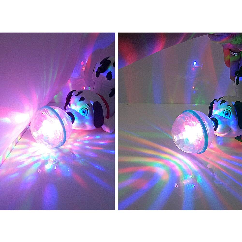 Dancing Dog Toy for Kids Babies with Music and 3D Flashing LED Light Ball - Cute Animal Puppy Gift for Boys and Girls