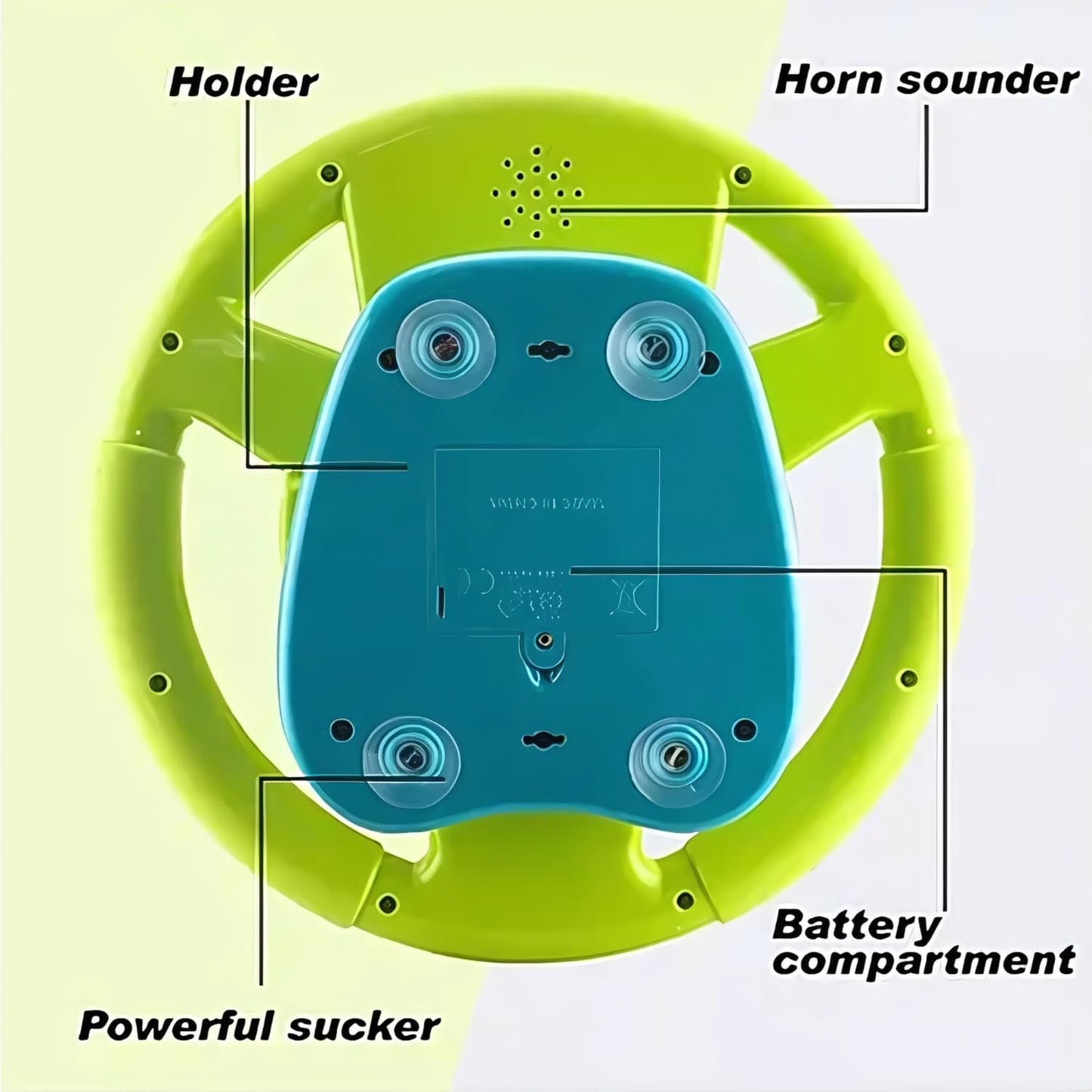 Steering Wheel Toy for Kids Simulation Driving Car Toy with Light & Sound Mode Experience The Fun of Driving Car Toys - Automatic Steering Wheel