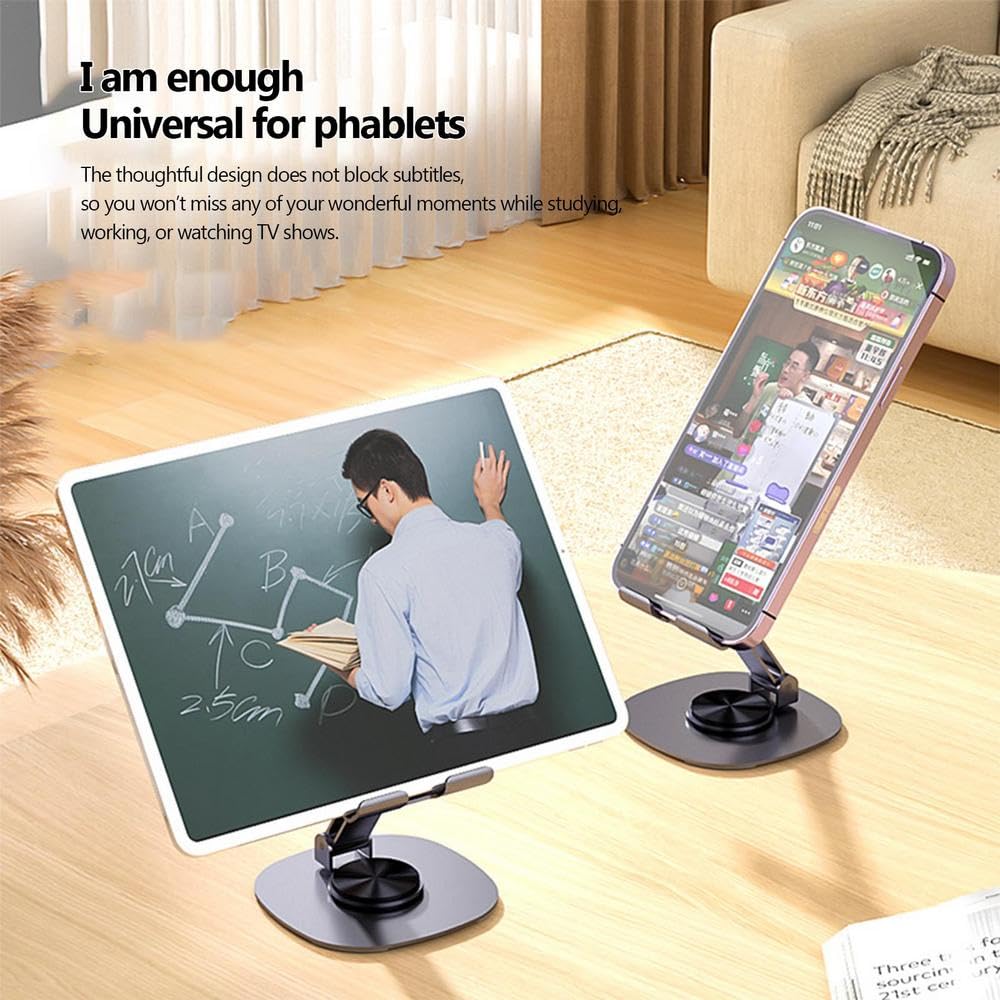 Dekoq Heavy Metal 360° Mobile Desktop Stand For All Smart Phones At Affordable Price Mobile Holder