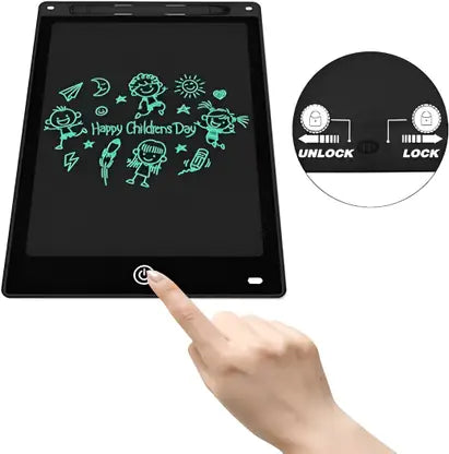 Adofi LCD Writing 12 Inch Tablet Electronic Writing & Drawing Doodle Board (Black)