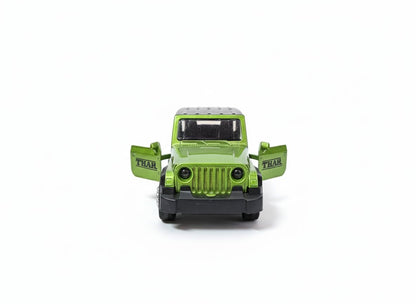 Adofi 1:36 Scale DieCast Metal Pull-Back Action Openable Doors 4x4 Thar/Jeep Premium Car Toy with Lights and Music for Kids Realistic Miniature Model Gift 2+yrs Girls Boys