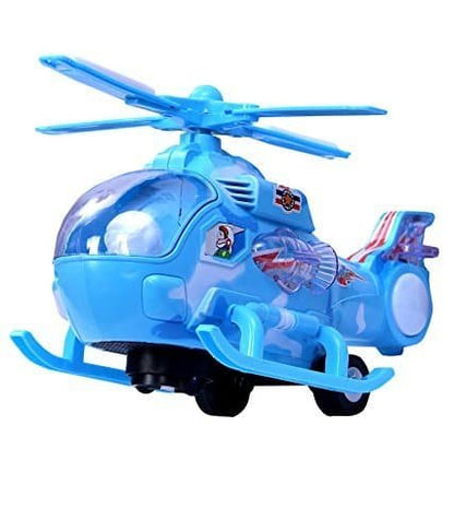 Musical Force Helicopter Toy, Bump and Go Action, Lights and Music