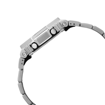 Analog-Digital Silver Dial Men, Analog Round Dial Men's Watch Chronograph Dial Men's Watch