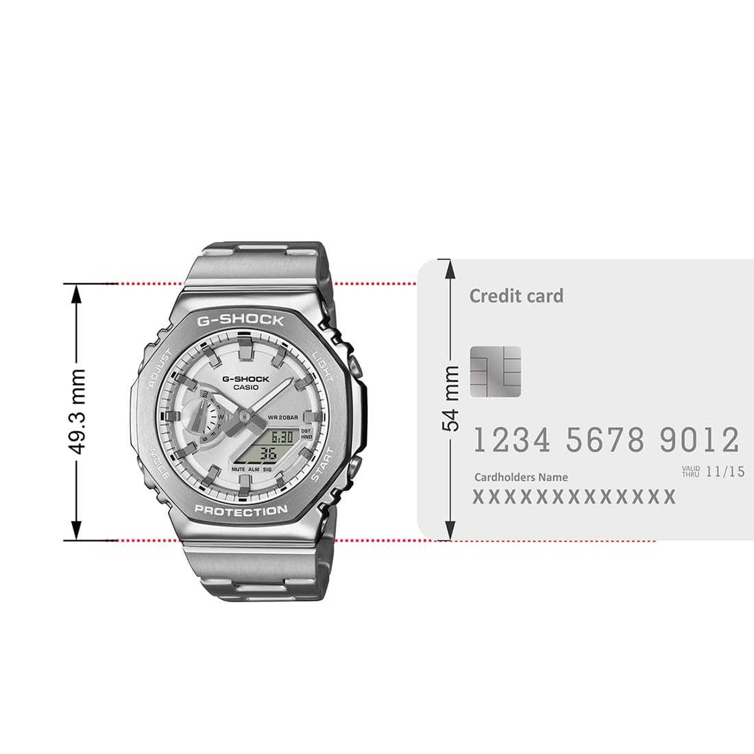 Analog-Digital Silver Dial Men, Analog Round Dial Men's Watch Chronograph Dial Men's Watch