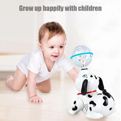 Dancing Dog Toy for Kids Babies with Music and 3D Flashing LED Light Ball - Cute Animal Puppy Gift for Boys and Girls