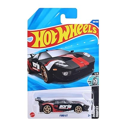 Hot Wheels 2025 Ford GT Modified Ages 3 and Up 159/250 (Black)