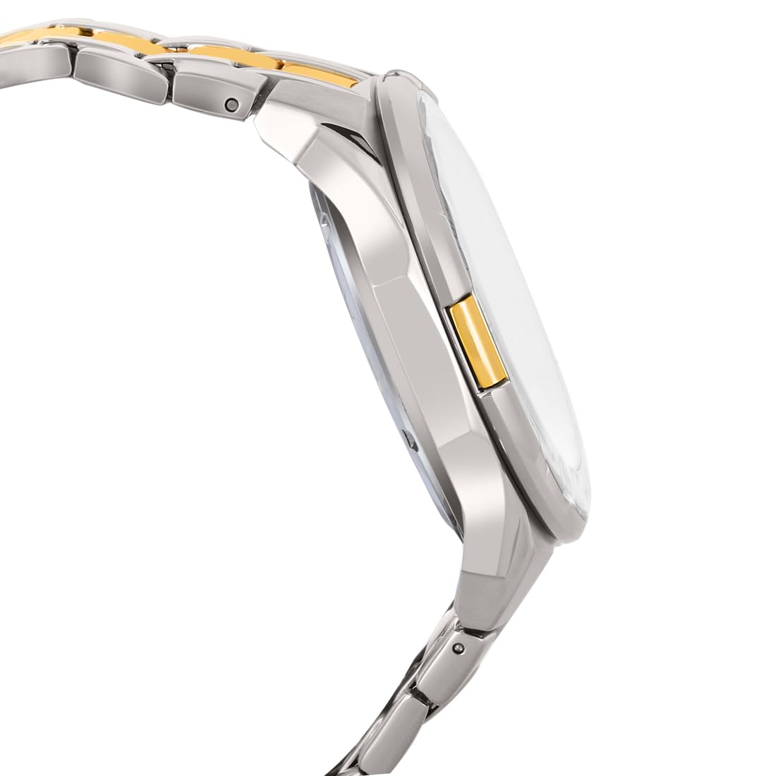 Casio EDifice EFR-539SG-7AVUDF White Analog Dial Dual Tone Stainless Steel Band Men's Watch Chronograph 100M Water Resistant EX189