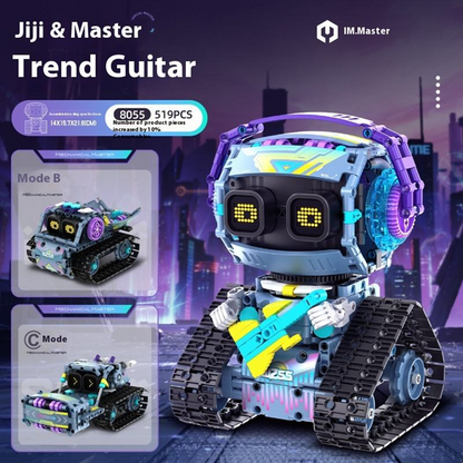 Adofi Intelligent Programming Electric Remote Control Robot 8055 Children's Educational Assembled Building Block Toys Perfect