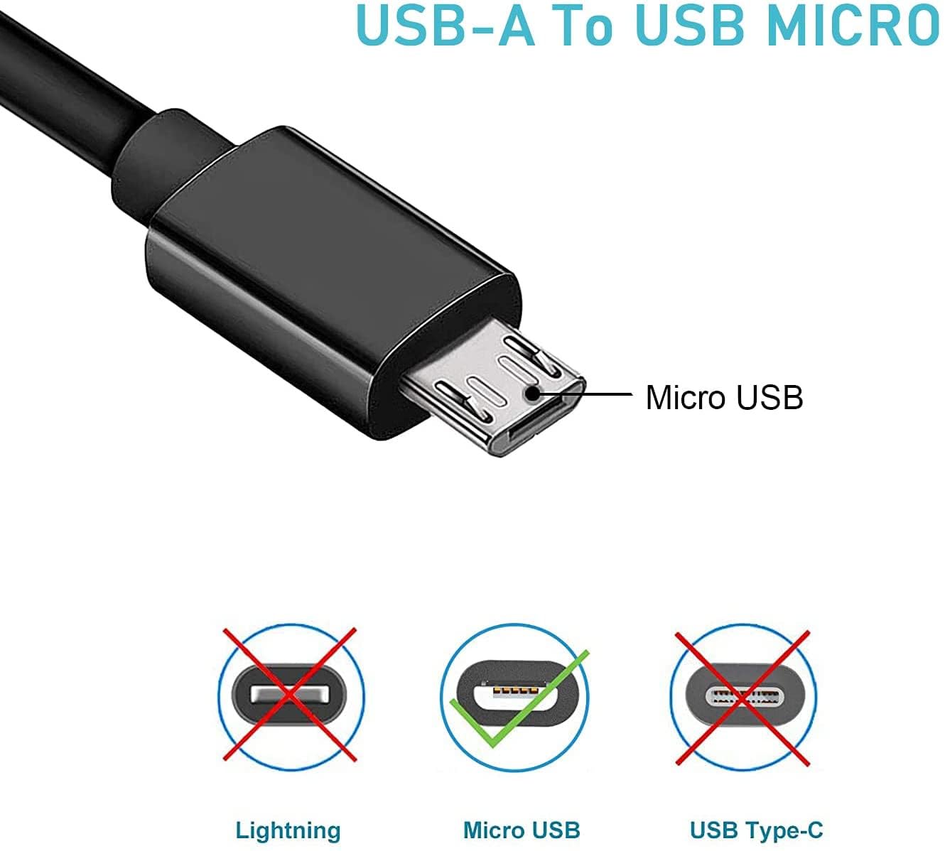 Dekoq Micro Usb Cable For Samsung, Redmi, Oppo, Vivo, Nokia, Microsoft, Latest Android Smartphones (color as per availability)