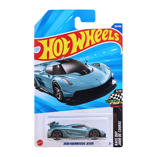 Hot Wheels 2020 Koenigsegg Jesko Race Day for Ages 3 Years and Up 125/250 (Blue)