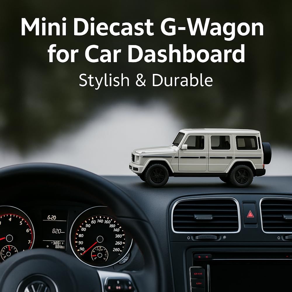 Adofi Wagon G White Mini Diecast Model Metal Toy Car for Play &Décor|Openable Door|Pull Back Friction Car|Feels Real Design, 1/36 Scale