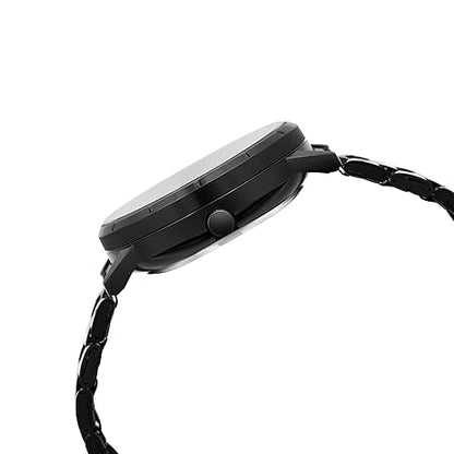 Men's Spinning Car Wheels Rolling Creative Watches for Men, Analog Watch Black Dial Stainless Steel Men's Watch Wheel Gift Wrist Luxury Watch