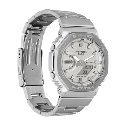 Analog-Digital Silver Dial Men, Analog Round Dial Men's Watch Chronograph Dial Men's Watch
