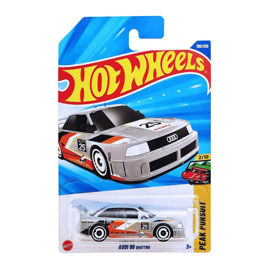 Hot Wheels Audi 90 Quattro Peak Pursuit Ages 3 Years and Up 199/250 (Grey)