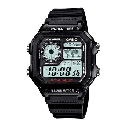 Youth Series Digital Grey Dial Men's Watch - AE-1200WH-1AVDF(D097)