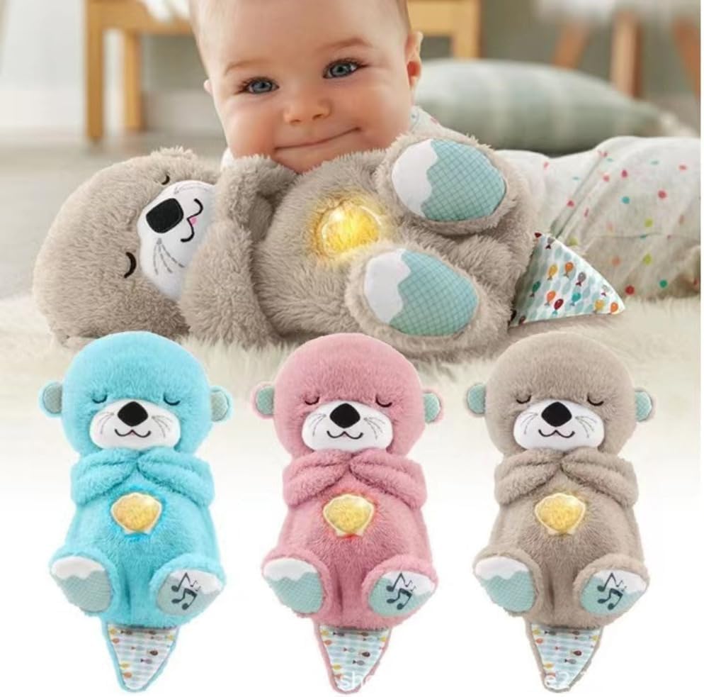 Plush Baby Toy with Music, Sounds, Lights and Breathing Motion, Breathing Toy with Lights | Gift for Kids | Size 30cm,Pack of 1 (Breathing Teddy)