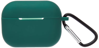 Dekoq Apple AirPods Pro, TWS Soft Silicone Pouch with Hook, 360 Degree Full Shock-Absorbing Protection (Green) (Cover Only)