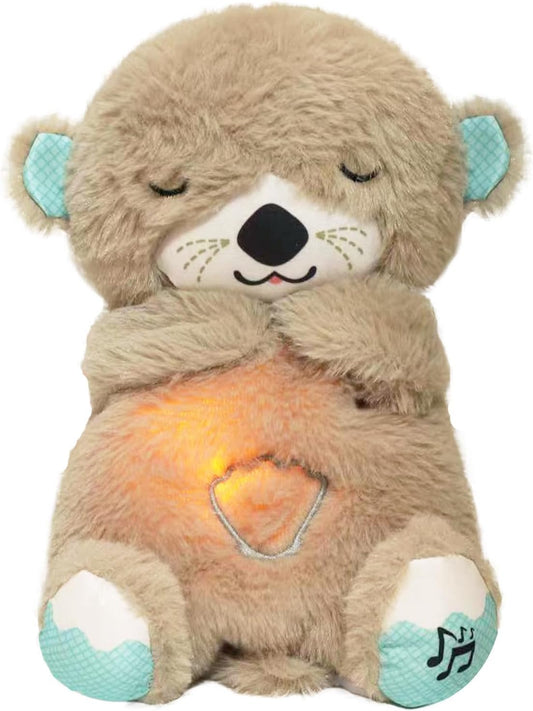 Plush Baby Toy with Music, Sounds, Lights and Breathing Motion, Breathing Toy with Lights | Gift for Kids | Size 30cm,Pack of 1 (Breathing Teddy)