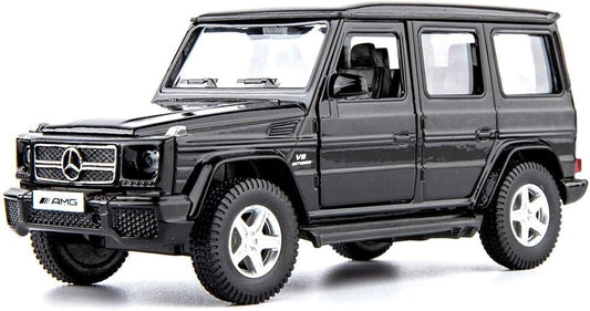 Adofi 1/36 Scale G63 Casting Car Model, Zinc Alloy G Wagon Toy Car for Kids, Pull Back Vehicles Toy Car for Toddlers Kids Boys Girls Gift (Black)