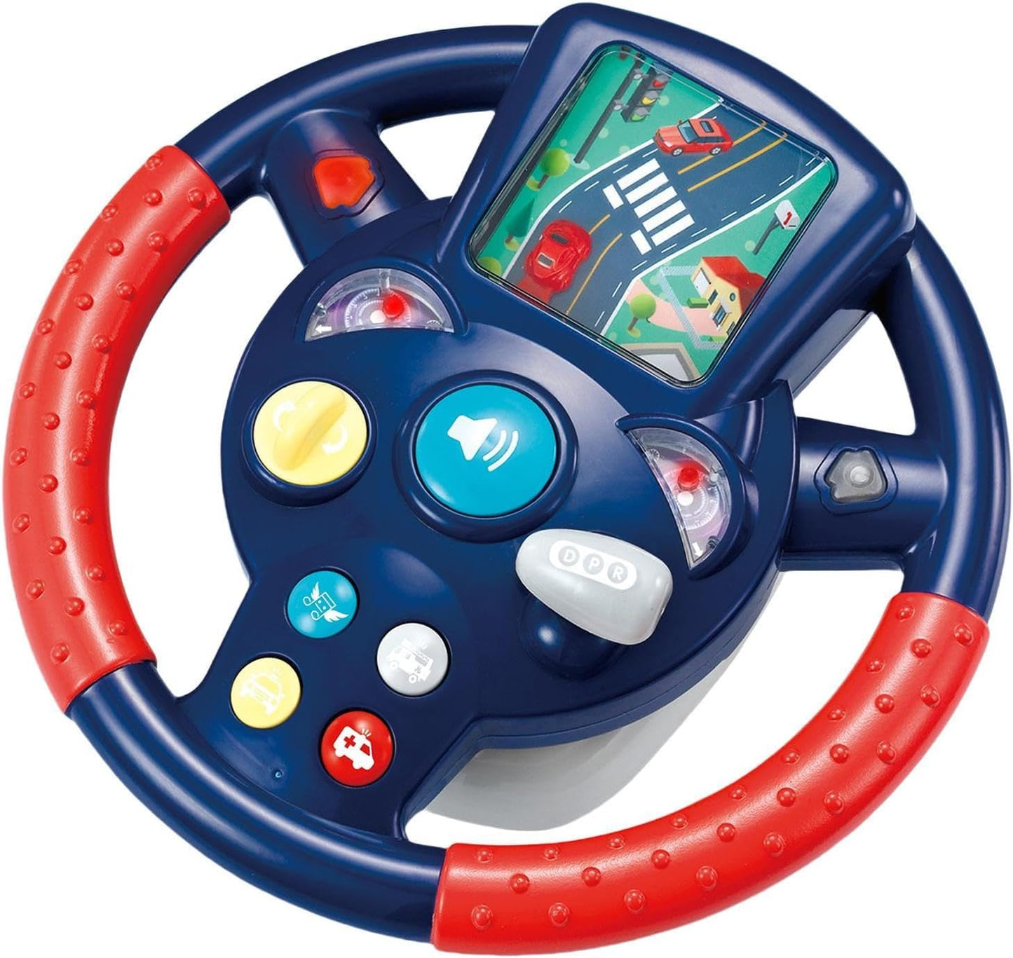Steering Wheel Toy for Kids Simulation Driving Car Toy with Light & Sound Mode Experience The Fun of Driving Car Toys - Automatic Steering Wheel