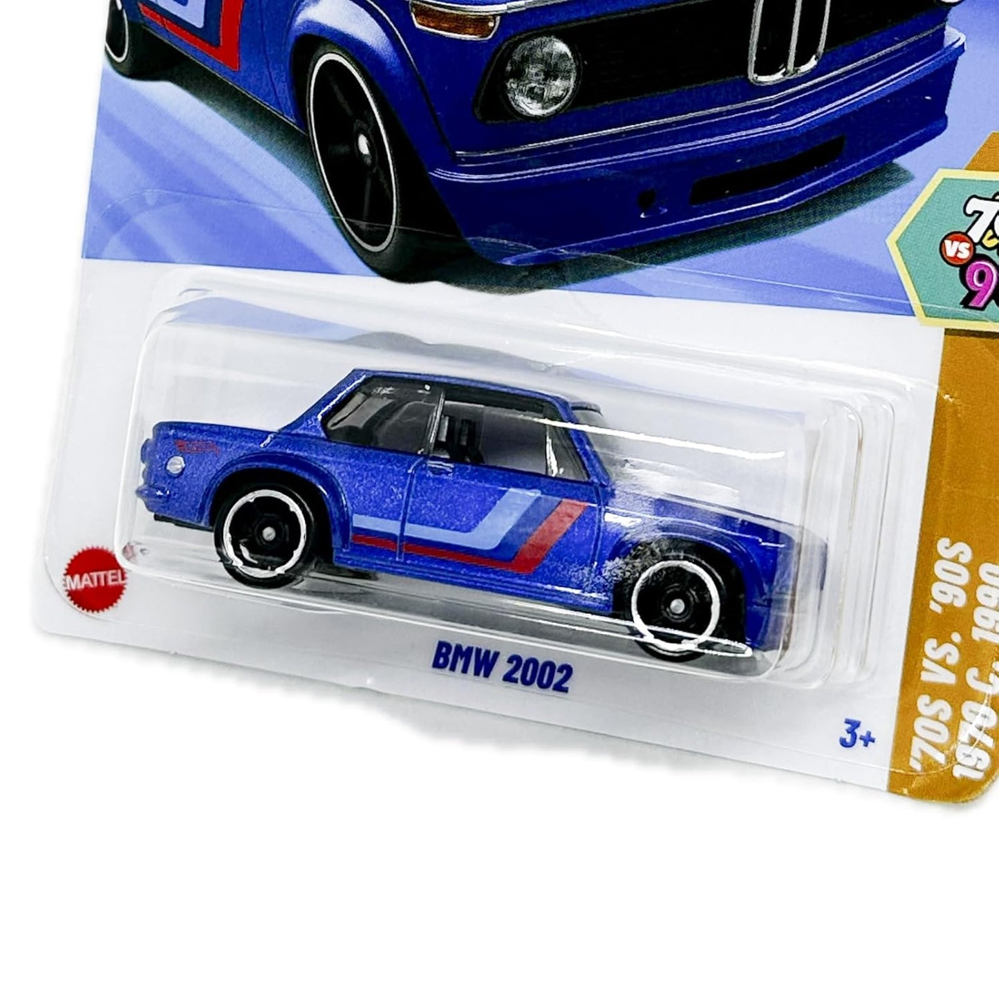 Hot Wheels 2025 BMW 2002 70s VS 90s Ages 3 and Up 77/250 (Blue)