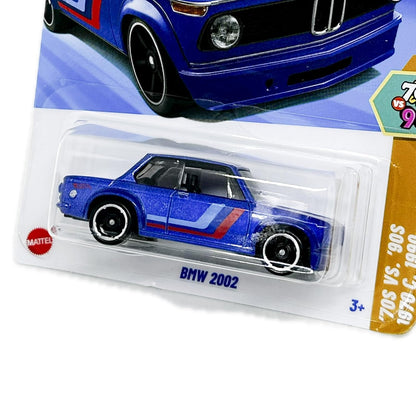 Hot Wheels 2025 BMW 2002 70s VS 90s Ages 3 and Up 77/250 (Blue)