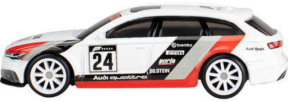 Hot Wheels Premium Toy Car 17 Audi RS6 Avant, 1:64 Scale Die-Cast Replica from Popular Movie (Styles May Vary)