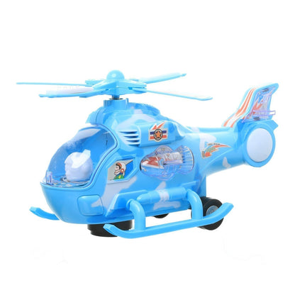 Musical Force Helicopter Toy, Bump and Go Action, Lights and Music