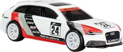Hot Wheels Premium Toy Car 17 Audi RS6 Avant, 1:64 Scale Die-Cast Replica from Popular Movie (Styles May Vary)
