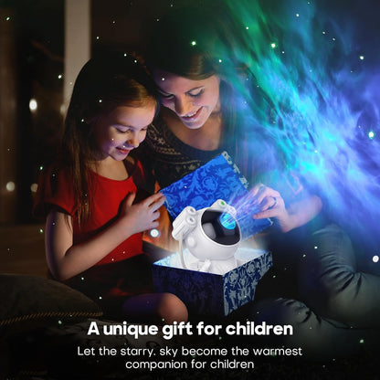 Astronaut Light Projector – 360° Galaxy Star Projector with Timer & Remote Control, Ideal for Bedroom Ceiling, Home Decor, and Parties (Corded Electric)