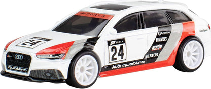 Hot Wheels Premium Toy Car 17 Audi RS6 Avant, 1:64 Scale Die-Cast Replica from Popular Movie (Styles May Vary)