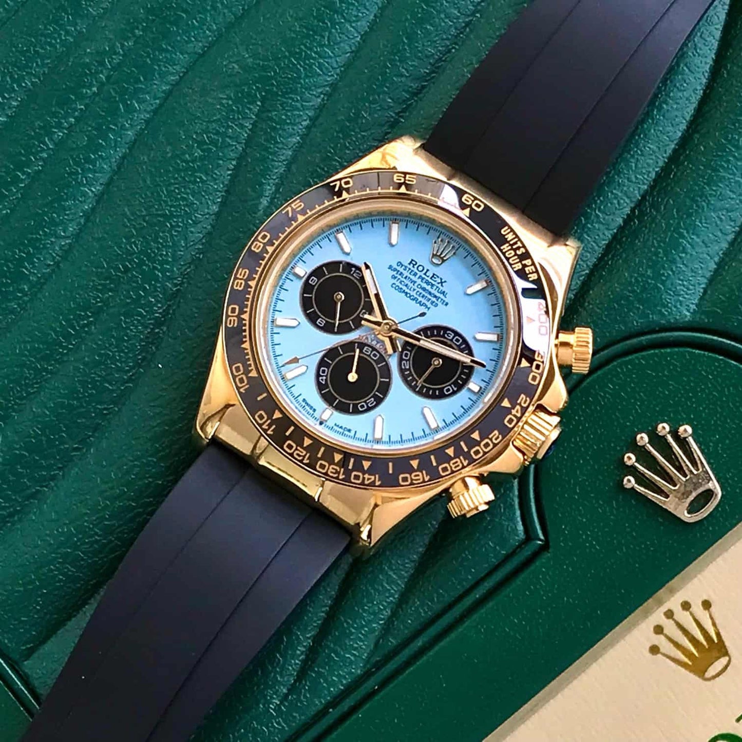 Cosmograph Daytona Turquoise Blue Dial Men’S Watch Tiffany Blue New Release
