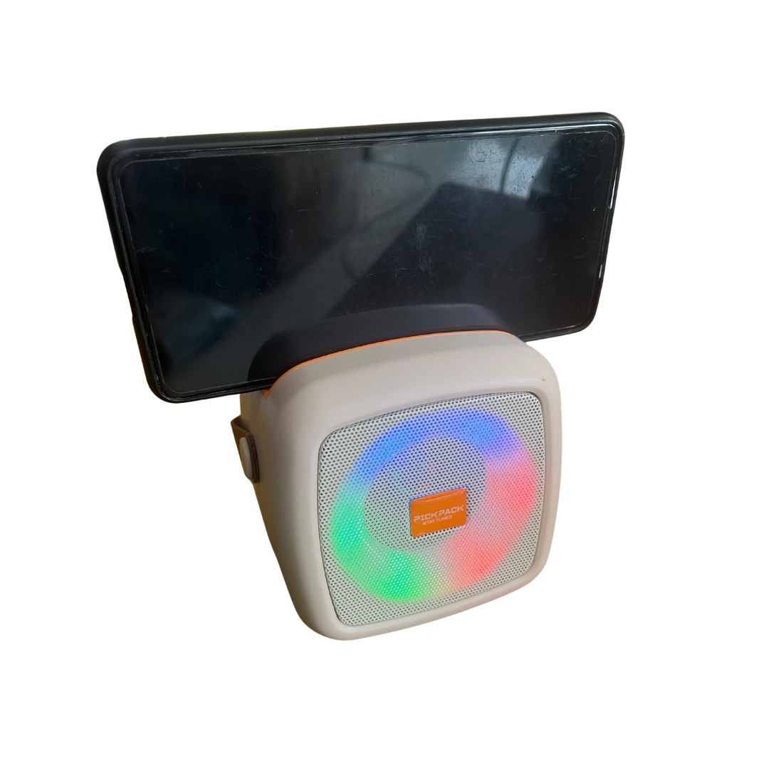 Bluetooth Speaker with RGB Light & Mobile Stand