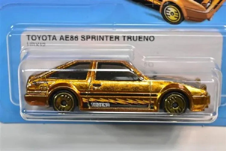 Hot Wheels Ultra Hots Retro 1:64 Toyota AE86 Sprinter Trueno for 3 Years & Above (Gold)