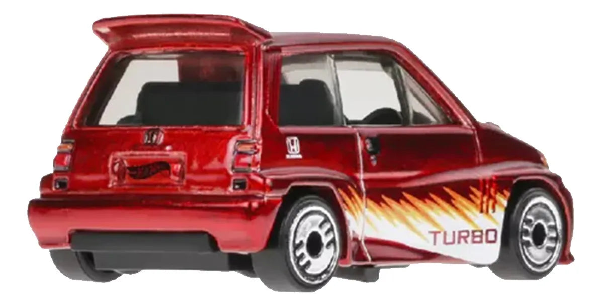Hot Wheels Ultra Hots Retro 1:64 85 Honda City Turbo II for 3 Years & Above (Red)