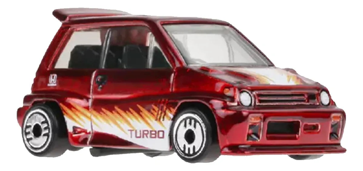 Hot Wheels Ultra Hots Retro 1:64 85 Honda City Turbo II for 3 Years & Above (Red)