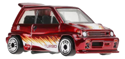 Hot Wheels Ultra Hots Retro 1:64 85 Honda City Turbo II for 3 Years & Above (Red)