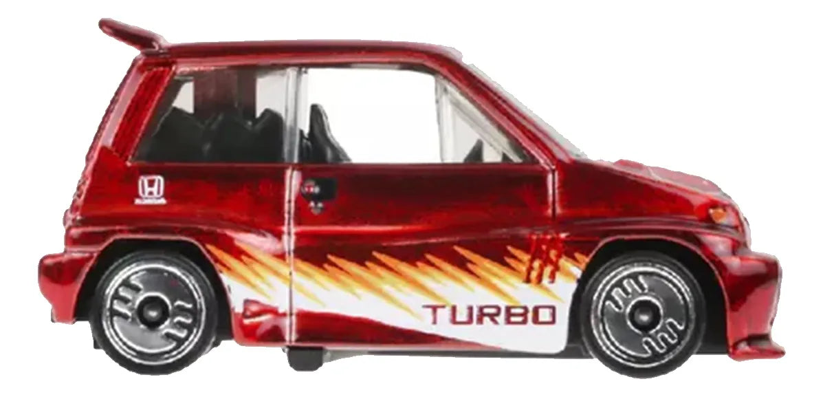 Hot Wheels Ultra Hots Retro 1:64 85 Honda City Turbo II for 3 Years & Above (Red)