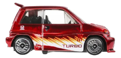 Hot Wheels Ultra Hots Retro 1:64 85 Honda City Turbo II for 3 Years & Above (Red)
