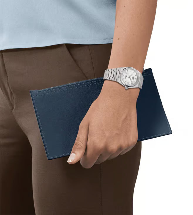 White Dial Auto Unisex Watch Powermatic, New PRX Powermatic 80 White Dial Steel Women's Watch