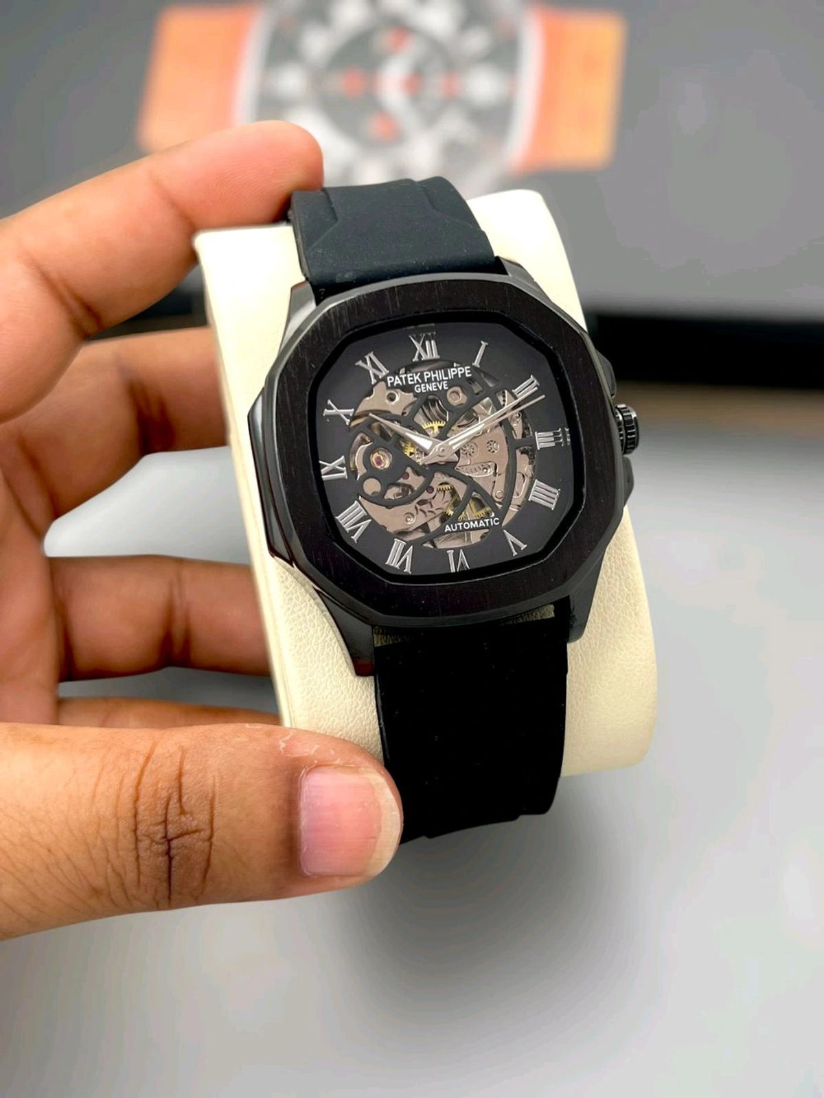 PhilippeMen's Automatic machine 🔥Silicone belt Premium quality