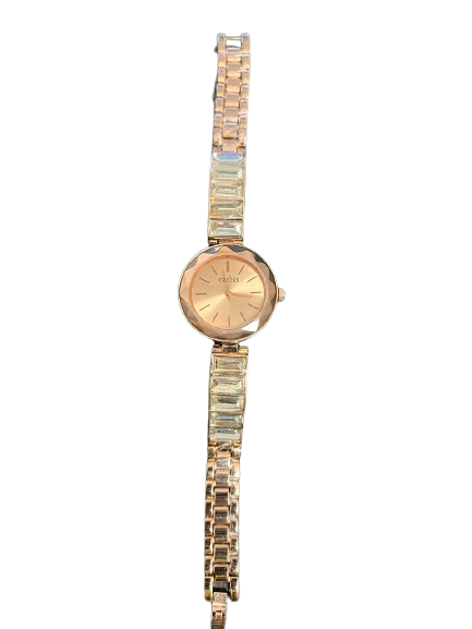 Stainless Steel Analog Brown Dial Women Casual Watch, Analog Silver Dial Women's Watch, Stainless Steel, Gold Strap