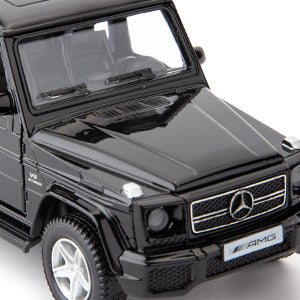 Adofi 1/36 Scale G63 Casting Car Model, Zinc Alloy G Wagon Toy Car for Kids, Pull Back Vehicles Toy Car for Toddlers Kids Boys Girls Gift (Black)