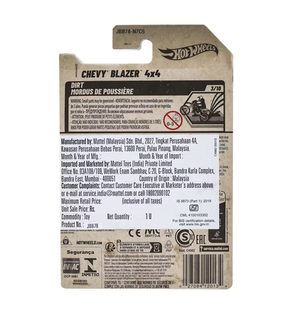Hot Wheels Chevy Blazer 4×4 Orange