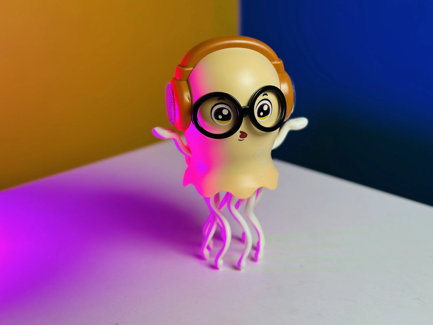 Adofi Dancing Jellyfish Baby Toy, Crawling Jellyfish Tummy Time Toy, Xms Gifts Magic Dancing Music Crawling Toys for 3 4 5 6 7 8 Year Old Boy Girl Kids Birthday Gifts, Presents