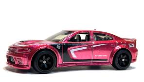 Hot Wheels 2025 20 Dodge Charger Hellcat Muscle Mania Ages 3 and Up 240/250 (Pink)